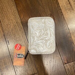 Justin Western Tooled Jewelry Organizer